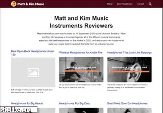 mattandkimmusic.com