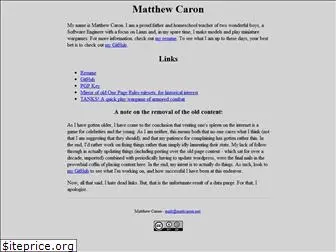 mattcaron.net