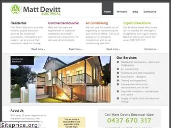 mattdevittelectrical.com.au