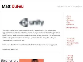 mattdufeu.co.uk