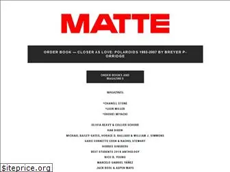 matteeditions.com