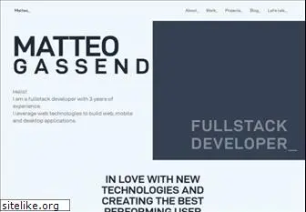 matteogassend.com