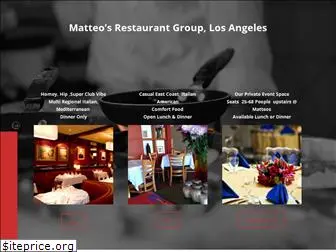 matteositalianrestaurant.com