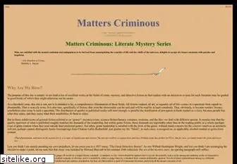 matterscriminous.com