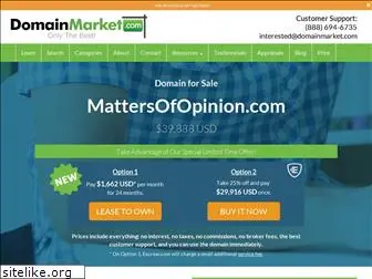 mattersofopinion.com