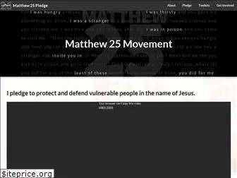 matthew25pledge.com