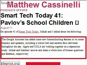 matthewcassinelli.com