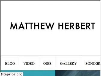matthewherbert.com
