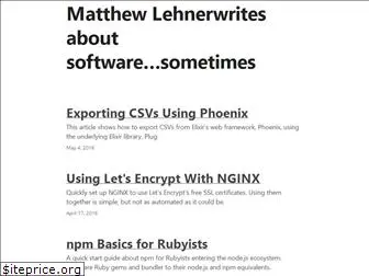 matthewlehner.net