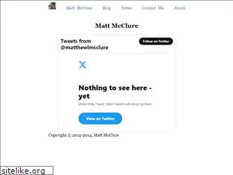 matthewlmcclure.com