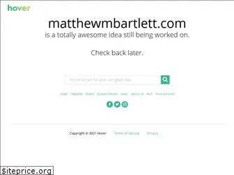 matthewmbartlett.com