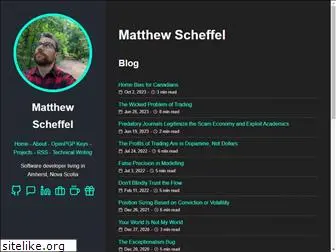 matthewscheffel.com