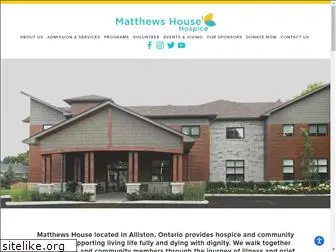 matthewshousehospice.ca