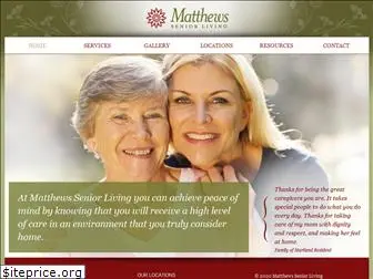 matthewsseniorliving.com