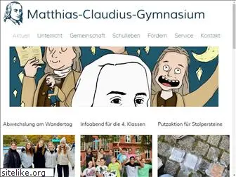 matthias-claudius-gymnasium.de