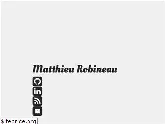 matthieurobineau.com