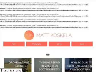 mattkoskela.com