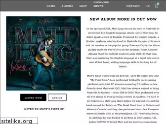 mattlangmusic.com