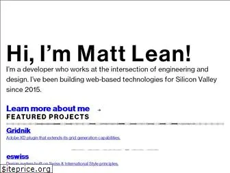 mattlean.com