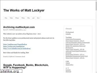 mattlockyer.com