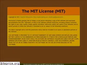 mattn.mit-license.org