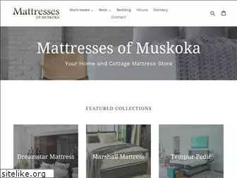 mattressesofmuskoka.com