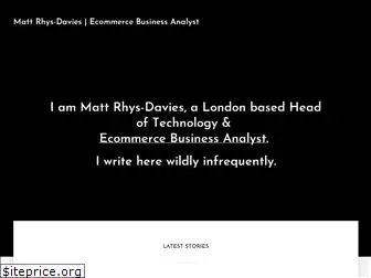 mattrhysdavies.co.uk