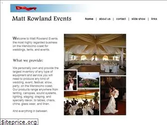 mattrowlandevents.com