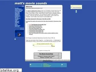 mattsmoviesounds.co.uk