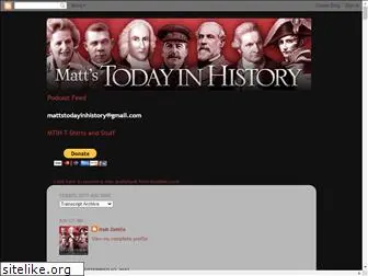 mattstodayinhistory.com