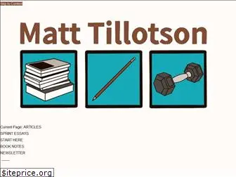 matttillotson.com