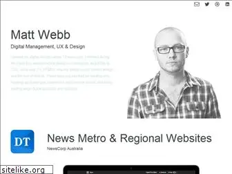 mattwebb.com.au