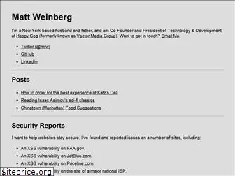 mattweinberg.net