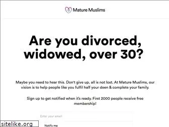 maturemuslimmatrimony.com