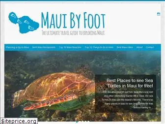 mauibyfoot.com