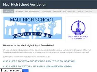 mauihighschoolfoundation.com