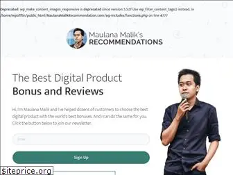 maulanamalikrecommendation.com