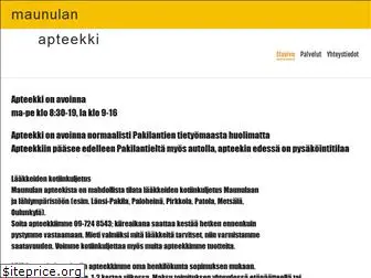 maunulanapteekki.fi