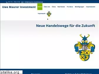 maurer-investment.de