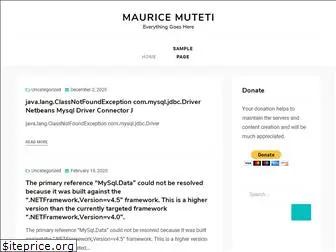 mauricemuteti.info