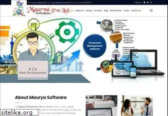 mauryasoftware.com