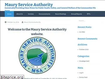 mauryserviceauthority.com