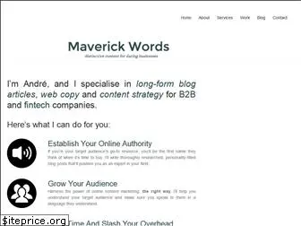 maverickwords.com