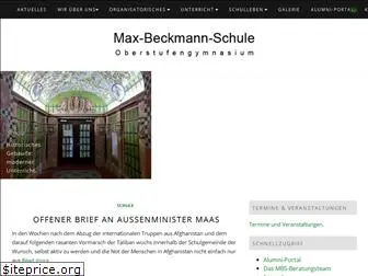 max-beckmann-schule.de