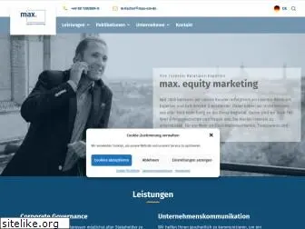 max-equitymarketing.de