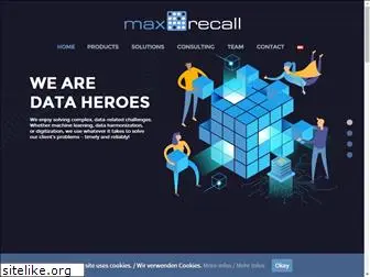 max-recall.com