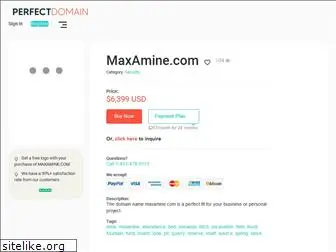 maxamine.com