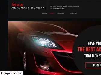 maxautomartgombak.com