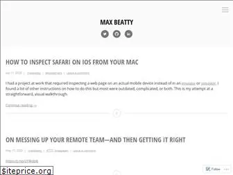 maxbeatty.com