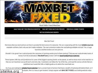 maxbetfixed.com